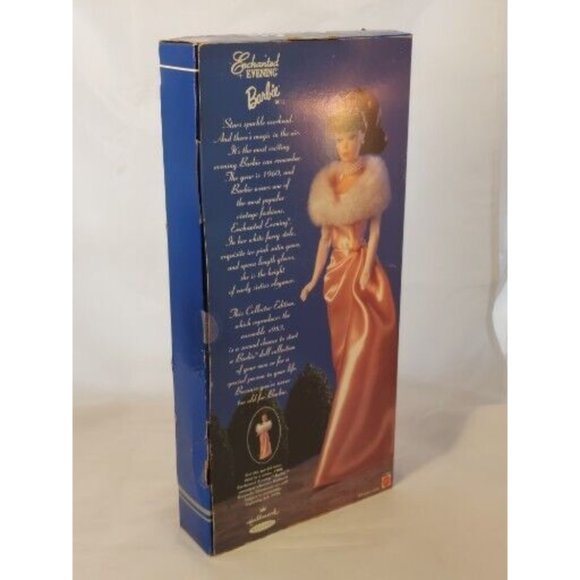 NEW 1995 Enchanted Evening Barbie Doll collector edition Brunet NIB 15407 Mattel - Picture 9 of 9